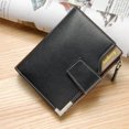thumbnail image 4 of serony Men Wallets Card Holder Short Coin Pocket Zipper Purse Wallet Large Capacity Safe Multi-Function For Business Male Blue, 4 of 9