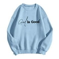 thumbnail image 4 of SIYUDAN Women's Sweatshirts Hoodies Jesus Loves You Hoodies Graphic Letter Print Sweatshirt Oversized Women's Hoodies Pullover Women Fall Clothes Womens Clothes Trendy, 4 of 4