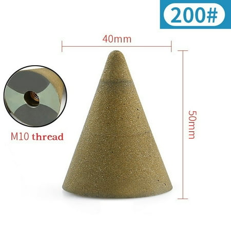 

M10 Thread Diamond Chamfer Countersink Bits Cone Carve Polishing Grinding Wheel