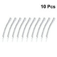 thumbnail image 2 of 10pcs Rhinestone Hairpins Single Row Bang Clips Bobby Pin Hair Accessories for Women Girls Silver, 2 of 8