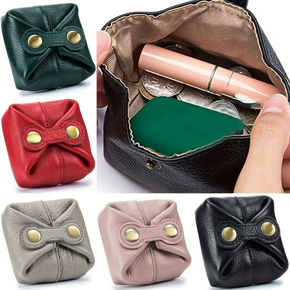 New Vintage Small Coin Purse Vintage Ladies Small Leather Coin Purse For Women Girls