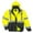 Yellow/Black, variant on Portwest US365 Men's Premium Hi Vis Reflective Waterproof 3-in-1 Bomber Jacket Yellow/Black, 3X-Large