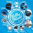 thumbnail image 2 of Rugged Racer Kids Adjustable and Convertible Rollerblade and Ice Skate - Medium - Blue, 2 of 9