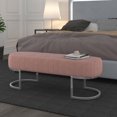 thumbnail image 4 of Banc contemporain en velours, 4 of 6