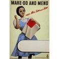 thumbnail image 3 of Anonymous 13x18 Black Modern Framed Museum Art Print Titled - Make-Do and Mend Says Mrs. Sew-And-Sew (Between 1939 and 1946), 3 of 5