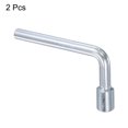 thumbnail image 3 of Unique Bargains 8mm Metric L Shaped Angled Open Hex 6 Point Socket Wrench, Single Ended 2 Pack, 3 of 5