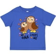 thumbnail image 3 of Inktastic My Oma Loves Me- cute owl family Boys or Girls Toddler T-Shirt, 3 of 5