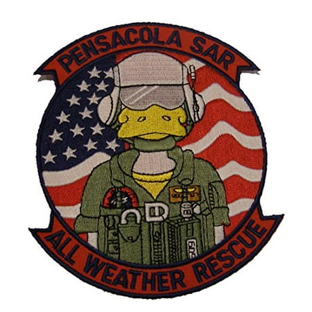 NAS PENSACOLA SAR ALL WEATHER RESCUE PATCH MEDIUM - Color - Veteran Owned (Best Nas For Medium Business)
