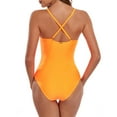 thumbnail image 7 of RELLECIGA&nbsp;Women's V Neck Cutout One Piece Swimsuits, 7 of 7