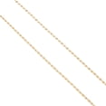 thumbnail image 3 of Cadena Collar Ametrinaa Valentina Figaro Estrella Tritono 2mm Unisex 45cm Oro Italiano Sólido 10k, 3 of 5