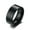 8mm High Polished Flat Ring, variant on 2/6/8/10/15mm Titanium Band Men Womens Stainless Steel Black Matte Polished Ring