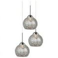 thumbnail image 2 of Woodbridge Lighting North Bay 5-Light Ball Metal Pendants in Nickel/Mirrored, 2 of 3
