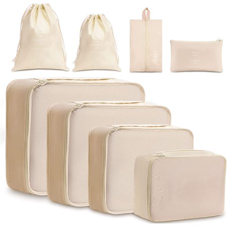 HEIBIN 8 Pack Suitcase Organizer, Travel Packing Cube Organizer