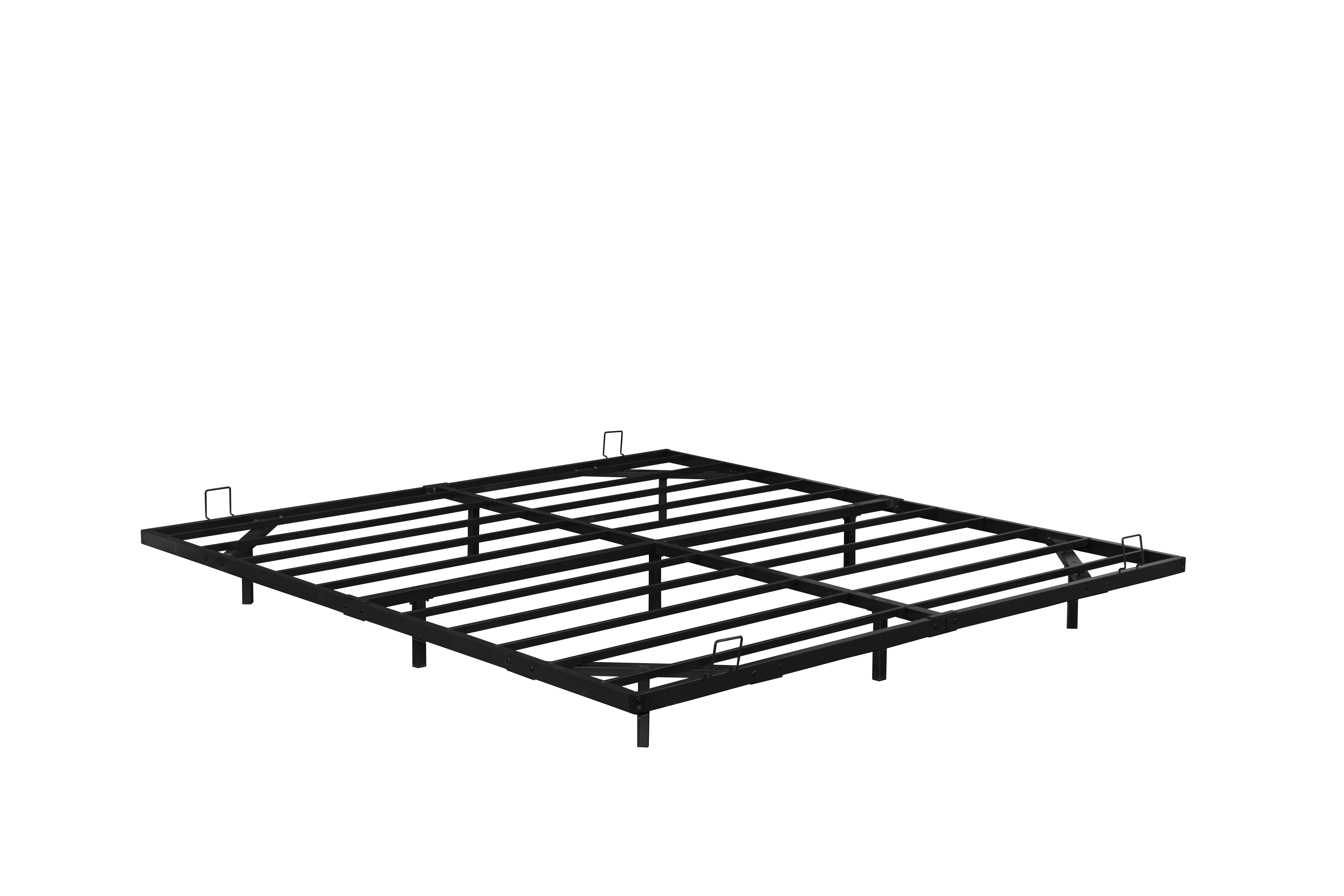 King Size Floating Bed Frames with LED Lights, Metal Platform Bed , Solid and Stable, Noise Free, No Box Spring Needed, Easy Assembly