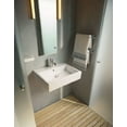 thumbnail image 2 of Duravit 045470-3Hole Vero 28" Ceramic Vanity Top - White with WonderGliss / Glazed, 2 of 2