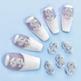 thumbnail image 6 of UDIYO 10Pcs/Bag Nail Rhinestones Crowns Dollars Manicure Design Alloy 3D Nail Art Decorations for Nail Design, 6 of 7