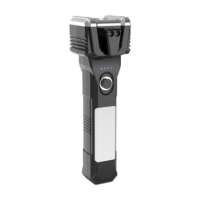 Camping Multi Function Rechargeable Work Light Fire Self Rescuing Broken Window External Flashlight