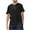 Black, variant on ohmzyzo Men's Henley T-Shirts Summer Short Sleeve Button Shirts Casual Solid Color Basic Tee Tops