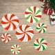 thumbnail image 2 of Paquete de 12 pegatinas de menta para suelo para decoración de fiesta de dulces de Navidad Ormromra HMYH589, 2 of 4