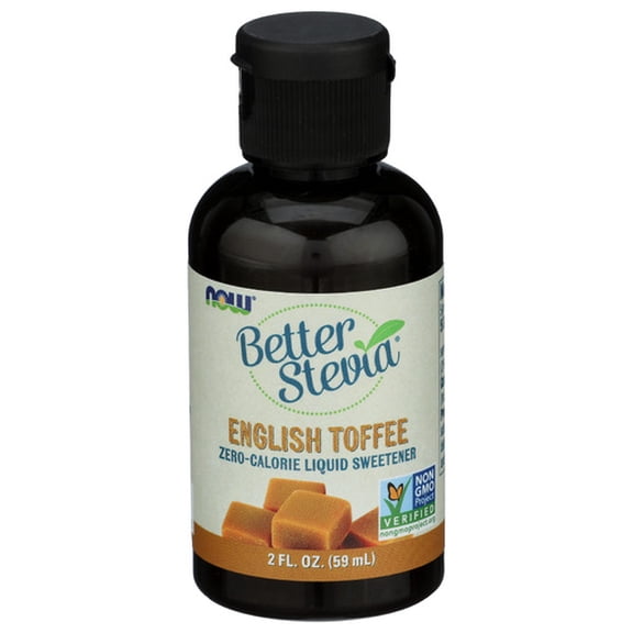 (Pack of 20) NOW Sweetener Liquid English Toffee 2 fl oz