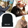 thumbnail image 4 of Girl Dad Daddy Hat Fathers Day Birthday Gifts for Dad From Daughter Mens Knit Cap Dad Hats for Men, 4 of 5