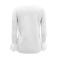 thumbnail image 5 of Vedolay Shirts for Women Dressy Casual 2023 Trendy Work Short Sleeve Ladies Blouses 2023 White,2XL, 5 of 5