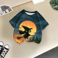 thumbnail image 5 of KPOPLK Kids Halloween Shirt Girls Halloween Pumpkin Shirt Cute Ghost Tshirts Fall Pumpkin T-Shirt Spooky Season Tee,Size 10-11 Years, 5 of 6