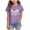 B2-Purple, variant on sdbrld Girls' Tees Tops, Kids Christmas Gifts Short Sleeve Graphic Shirts Holiday Clothes Black Sizes 9-10 Years