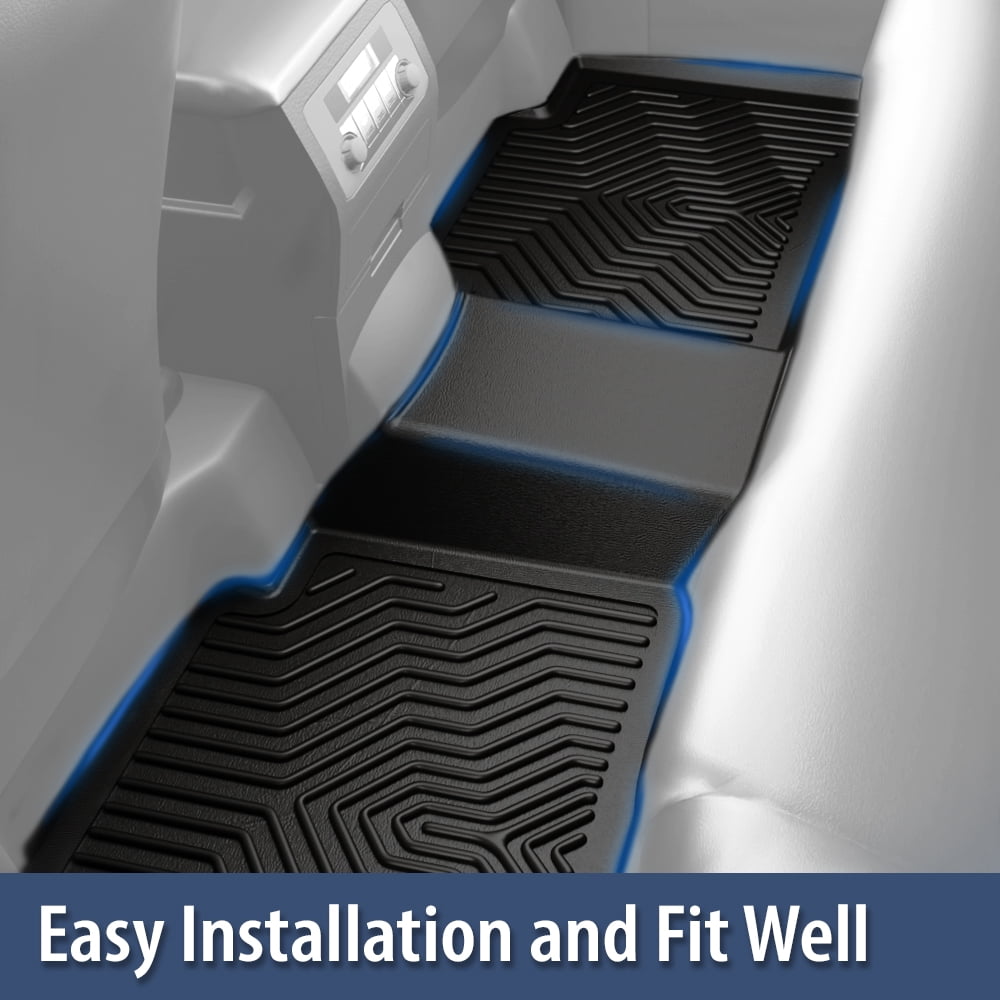 All Weather TPE Floor Mats Cargo Liner Full Set Fit For 2017-2023 Tesla Model 3