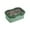 Green, variant on chaungfeng Stainless Steel Lunch Box, 2-Compartment Insulated Container with Divider, for Office, Meals