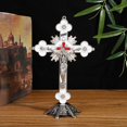 thumbnail image 5 of Crucifix Wall (Hanging or Standing), Metal Catholic Wall Inch ,, 5 of 8