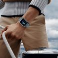 thumbnail image 4 of Correa Deportiva Compatible Con Apple Watch Band 49 Mm, 46 Mm, 45 Mm, 44 Mm, 42 Mm, 41 Mm, 40 Mm, 38 Mm, Nailon Para Mujeres Y Hombres, Pulsera De Repuesto Trenzada Elástica Para Iwatch Ultra Series 1, 4 of 5