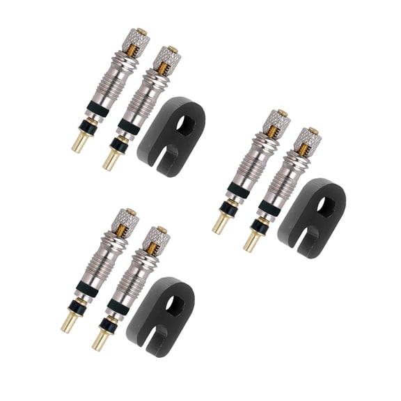 Worgeous 6 pcs  Replacement Tubeless Presta Valve Stem With Easy Removal Tool For Bicycles Motorcycles And Cars High-performance Air Retention And Leak Prevention Presta Valve