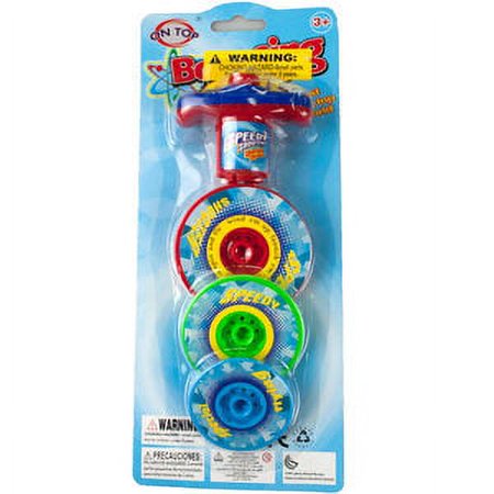 Bulk Buys Ka192 3-Layer Bouncing Top Spinner Toy Pack Of 12