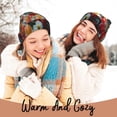 thumbnail image 4 of Yiaed Vibrant Bouquet Waterfall Print Winter Beanie for Men Women, Fleece Lined Beanie Soft Warm Knit Hat Ski Stocking Cuffed Ca, 4 of 6