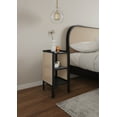 thumbnail image 2 of Manhattan Comfort Versailles Wood End Tables in Black (Set of 2), 2 of 10