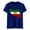 #0130-Blue, variant on Neewe Women's Crewneck Loose Fitted Short Sleeve T-Shirt Summer Basic Tee Tops