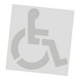 thumbnail image 1 of Mankap de estacionamiento de estacionamiento Marcador plegable reutilizable Fácil de usar Pintura de pavimento Plantilla de símbolos de, 1 of 8