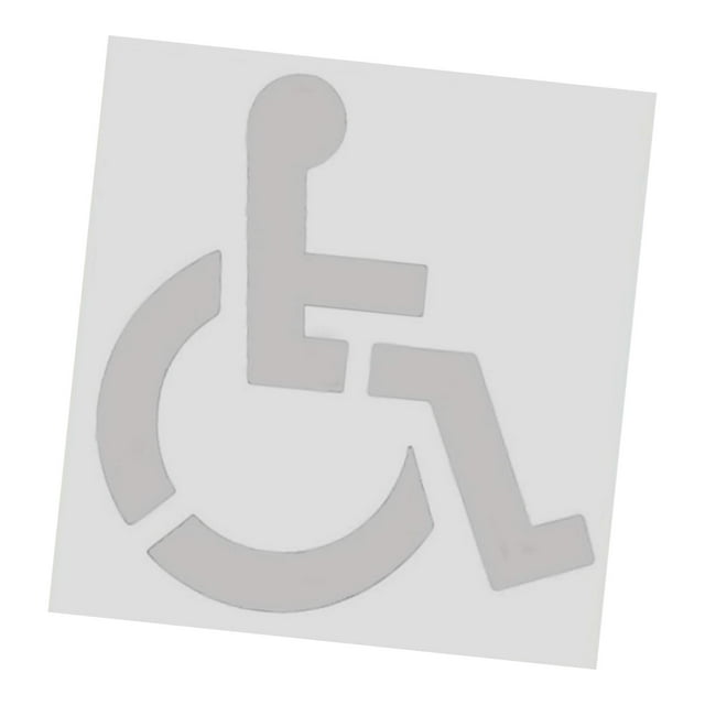 Mankap de estacionamiento de estacionamiento Marcador plegable reutilizable Fácil de usar Pintura de pavimento Plantilla de símbolos de