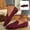 Wine, variant on Willtoo Womens Loafers Round Toe Slip‑On Comfort Casual Flats Soft Sole Lightweight Non Slip Walking Shoes for Office Daily Wear