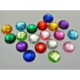 thumbnail image 4 of U8MO 250 Acrylic Flatback Round Sewing Rhinestone Gems Button 20mm Sew on beads-Gold, 4 of 8