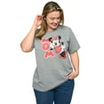 thumbnail image 7 of Minnie Mouse Mom T-Shirt Short Sleeve Disney Women's Plus Size Gray Red, 7 of 7