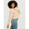 thumbnail image 2 of Jessica Simpson Women's Hilaria Cotton Ruffle Top with Long Sleeves, Sizes XS-XL, 2 of 6