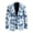 Blue Camo Bow, variant on Polyester Casual Blazer Jackets for Men for Prom Business, Single-Breasted Slim Fit Business Outwear, Neon Spider Web