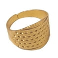 thumbnail image 5 of 1/5/10pcs Thimble Finger Protector Needle Rings Handworking Needle Craft Sewing Tools Needlework Household Accessory, 5 of 8