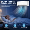 thumbnail image 3 of 12,000 BTU Mini Split AC/Heating System for Room Up to 750 Sq.Ft, 22 SEER2 Inverter Energy Efficient Ductless Air Conditioner, Heat Pump, Installation Kits, 3 of 8