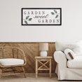 thumbnail image 2 of Stupell Industries Sweet Garden Sign Quotes and Sayings Painting Black Framed Art Print Wall Art, 30 x 13, 2 of 8