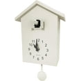 thumbnail image 1 of WALPLUS Modern Cuckoo Clocks for Wall Hourly Chiming Coo Coo Clock Volume Adjustable Cookoo Clock Removable Pendulum Christmas Cuckoo Gift White Interior Decoration, 1 of 8