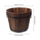 thumbnail image 2 of Cubo de madera maciza carbonizada (1 unidad) para suculentas, maceta, decoración de balcón, 2 of 7