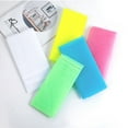 thumbnail image 4 of 5-Pack Exfoliating Washcloths - Japanese & Korean Bath Loofah Towels, Nylon Body Scrub Sponge, Large 11.8x35.4in, Premium Bath Cloths for Daily Use, Spa, Shower, Skin Care, Travel, Makeup Organizers, 4 of 5